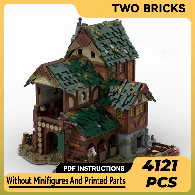 Конструктор Moc модульный средневековый, средневековый амбар, технические кирпичи, сборка «сделай сам», строительные игрушки для детей, праздничные подарки
Конструктор Moc модульный средневековый, средневековый амбар, технические кирпичи, сборка «сделай сам», строительные игрушки для детей, праздничные подарки