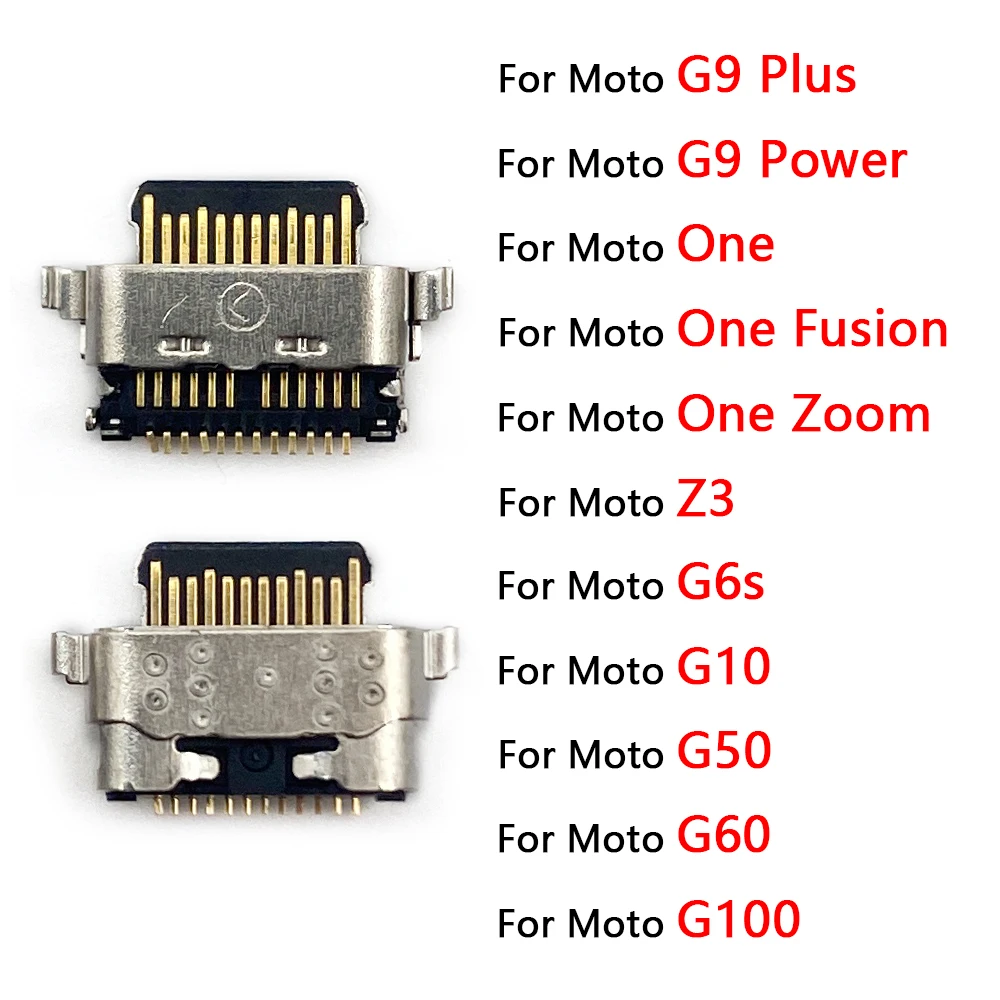 100Pcs USB Charger Jack Connector Socket Charging Port For Motorola Moto G6S G10 G50 G60 Z3 G100 G9 Plus Power One Fusion Zoom
100Pcs USB Charger Jack Connector Socket Charging Port For Motorola Moto G6S G10 G50 G60 Z3 G100 G9 Plus Power One Fusion Zoom