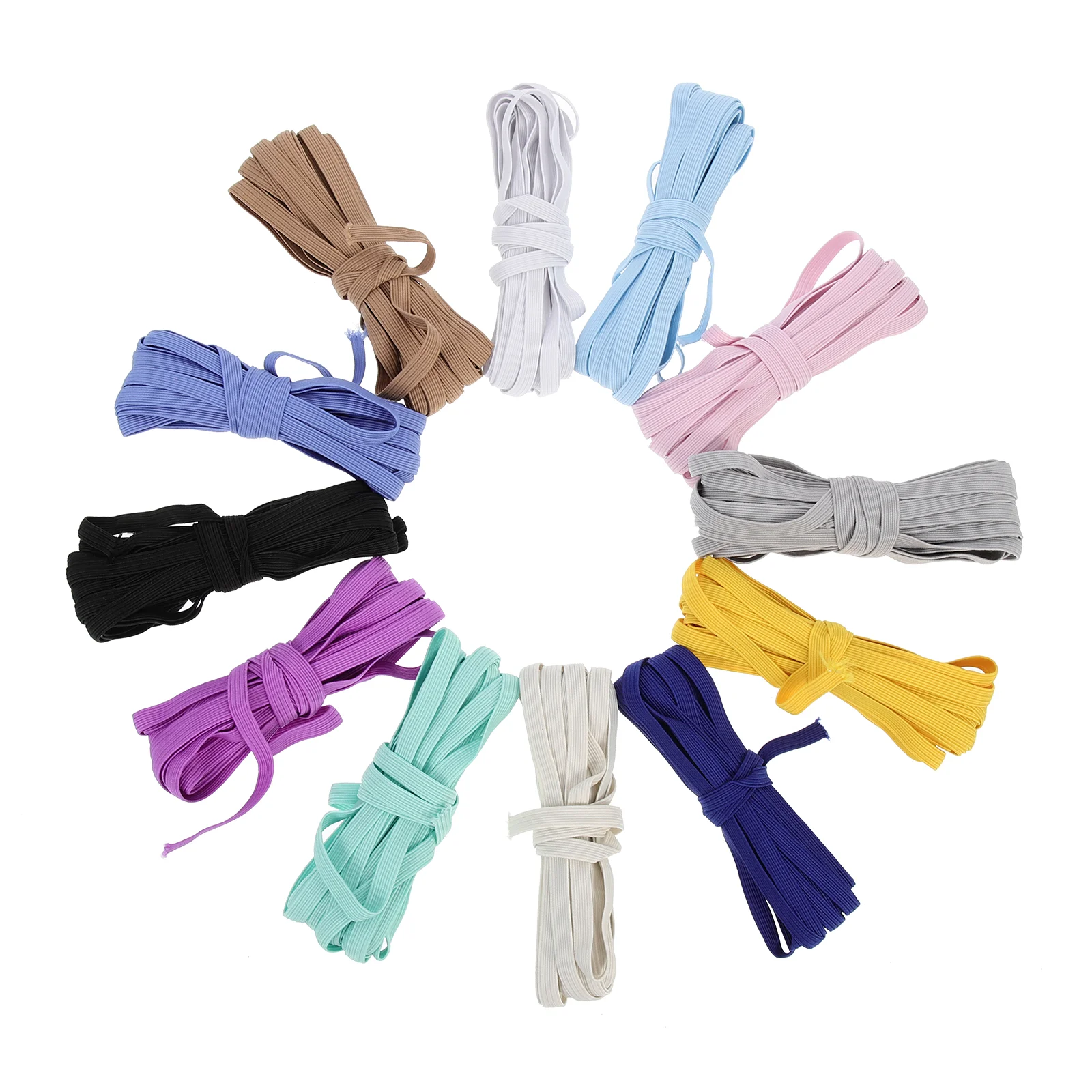 DIY Flat Elastic Band Straps Freely Cutting Elastics Colored Fine Bands Handmade Crafts Belts
DIY Flat Elastic Band Straps Freely Cutting Elastics Colored Fine Bands Handmade Crafts Belts