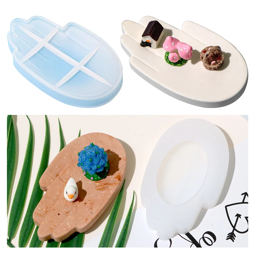 Mini Hand Palm Shape Epoxy Resin Mold DIY Aromatherapy Candle Holder Coaster Silicone Mold for Home Decoration
Mini Hand Palm Shape Epoxy Resin Mold DIY Aromatherapy Candle Holder Coaster Silicone Mold for Home Decoration