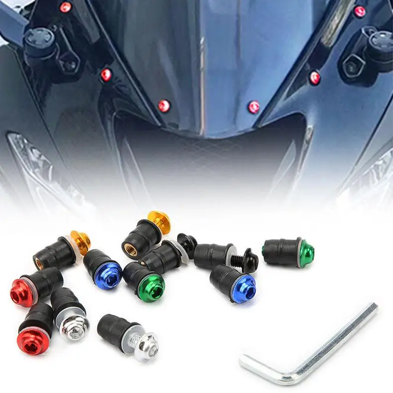 10pcs M5 x 16mm Motorcycle Windshield Bolts Screws Nut Fastener Kit Windscreen Mounting Modified Parts dropshipping
10pcs M5 x 16mm Motorcycle Windshield Bolts Screws Nut Fastener Kit Windscreen Mounting Modified Parts dropshipping