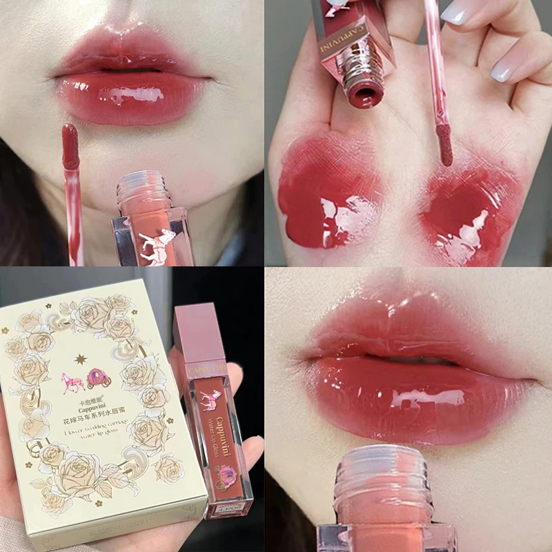 Clear Water Mirror Lip Glaze Non-stick Cup Lasting Moisturizing Lipgloss Nude Clear Tint Women Lipstick Cosmetics Makeup Tools
Clear Water Mirror Lip Glaze Non-stick Cup Lasting Moisturizing Lipgloss Nude Clear Tint Women Lipstick Cosmetics Makeup Tools