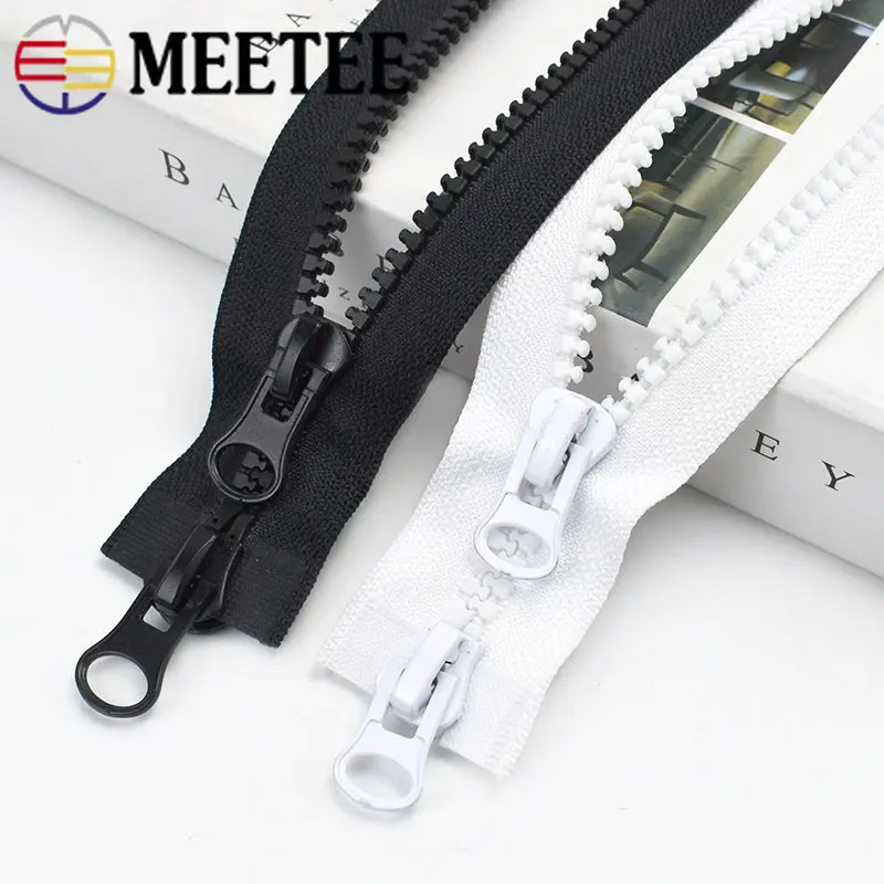 Meetee 60-500cm 8# Resin Zippers Double Sliders Open End Zipper for Down Jacket Coat Luggage Tent Zip DIY Sewing Accessories
Meetee 60-500cm 8# Resin Zippers Double Sliders Open End Zipper for Down Jacket Coat Luggage Tent Zip DIY Sewing Accessories