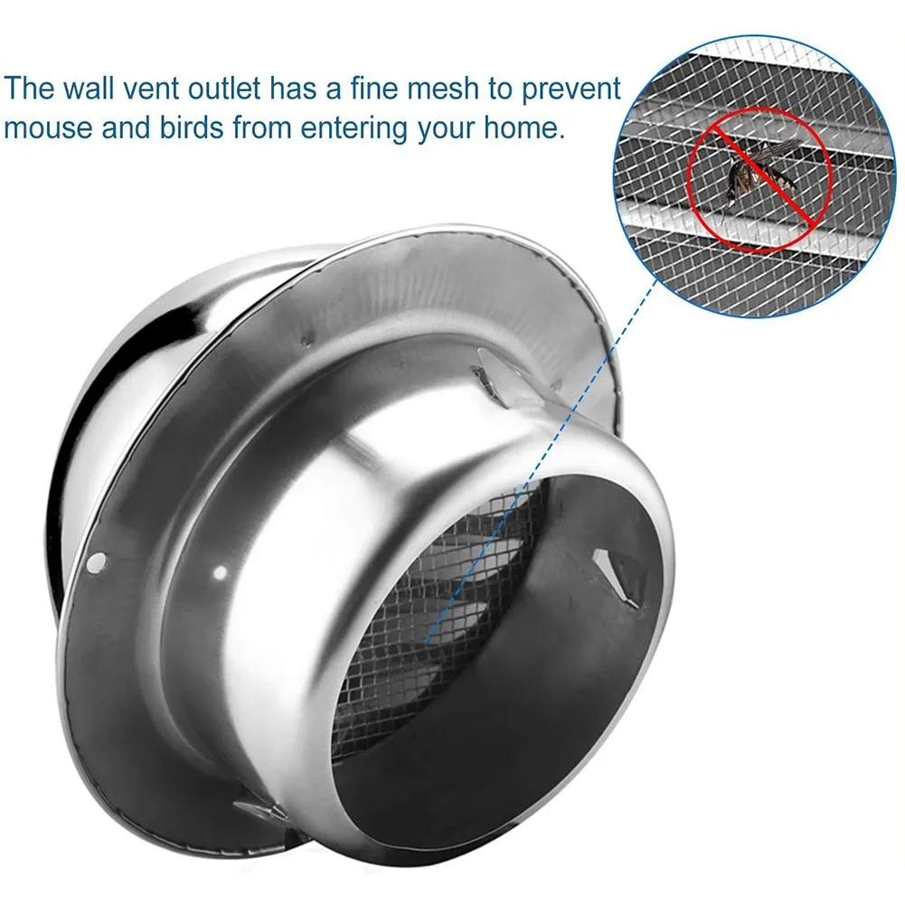 1 Pcs 250/300mm Air Vent Grille 304 Stainless Steel Round Brush Ox Head External Air Extractor Wall Hood Rain Cap Air Outlet
1 Pcs 250/300mm Air Vent Grille 304 Stainless Steel Round Brush Ox Head External Air Extractor Wall Hood Rain Cap Air Outlet