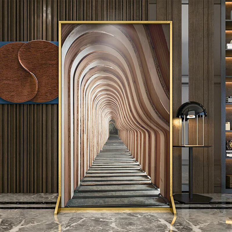 North European and American style retro screen partition living room decoration space sense art metal screen
North European and American style retro screen partition living room decoration space sense art metal screen