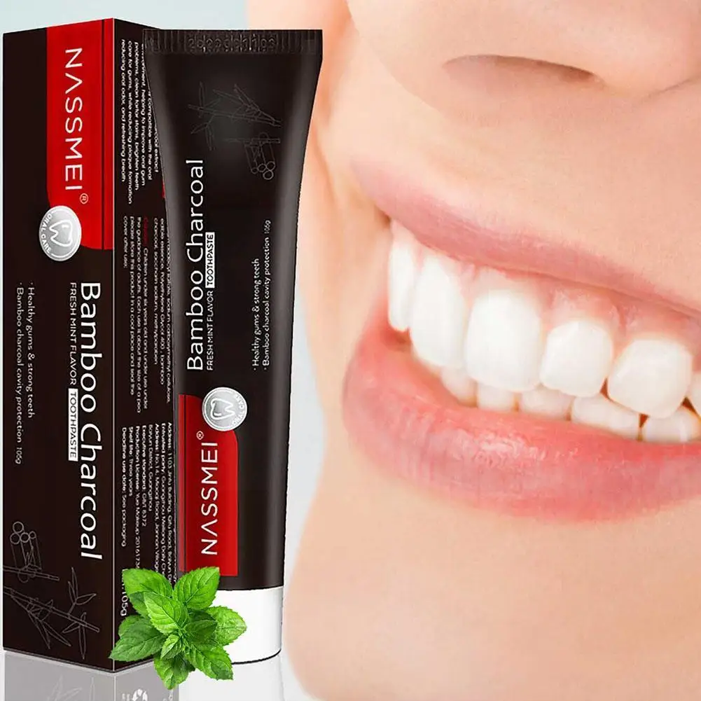 Bamboo Charcoal Toothpaste Deep Cleaning Oral Hygiene Plaque Dental 105g Beauty Fresh Products Stains Removal Care Breath H L9L0
Bamboo Charcoal Toothpaste Deep Cleaning Oral Hygiene Plaque Dental 105g Beauty Fresh Products Stains Removal Care Breath H L9L0