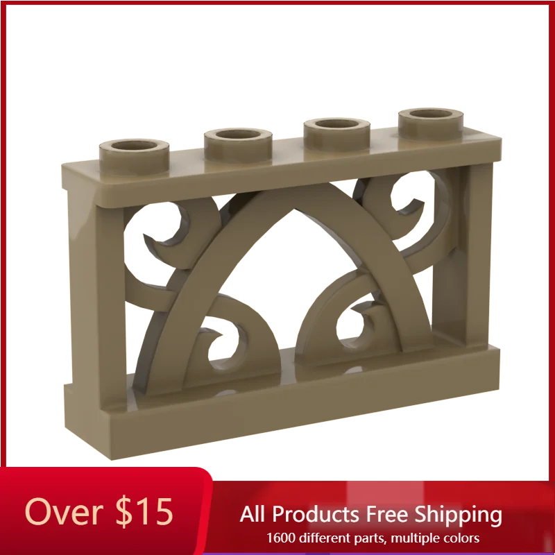 Buildmoc Bricks 19121 1 x 4 x 2 fence with 4 studs For Building Blocks Parts DIY Construction Christmas Gift Toy
Buildmoc Bricks 19121 1 x 4 x 2 fence with 4 studs For Building Blocks Parts DIY Construction Christmas Gift Toy