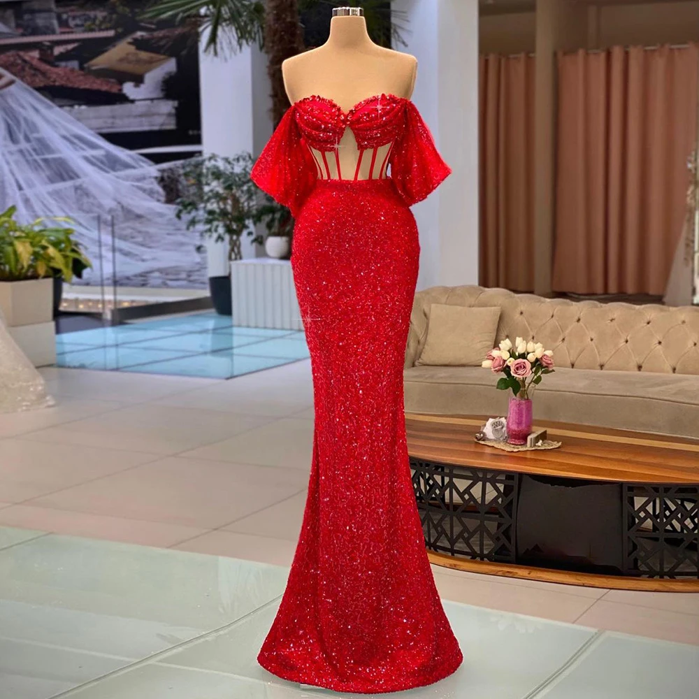 Modern Evening Dresses Long Luxury 2022 Sweetheart Off The Shoulder Prom Dress Sexy Sequin Floor Length Trumpet Robes De Soirée
Modern Evening Dresses Long Luxury 2022 Sweetheart Off The Shoulder Prom Dress Sexy Sequin Floor Length Trumpet Robes De Soirée