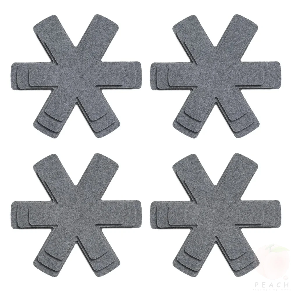 Разделители для кастрюль и сковородок, 12 шт., нетканые
Разделители для кастрюль и сковородок, 12 шт., нетканые