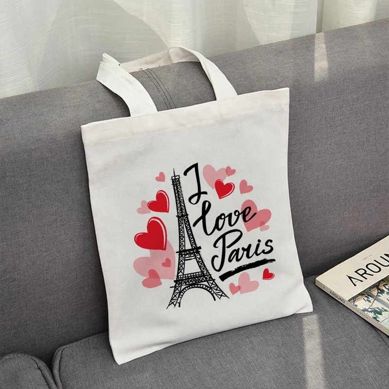 I Love Paris Print Shopper Bags Shopping Bag Tote Bag Canvas Bags Female Cotton Cloth Shoulder Bag Eco Handbag Reusable Grocery
I Love Paris Print Shopper Bags Shopping Bag Tote Bag Canvas Bags Female Cotton Cloth Shoulder Bag Eco Handbag Reusable Grocery