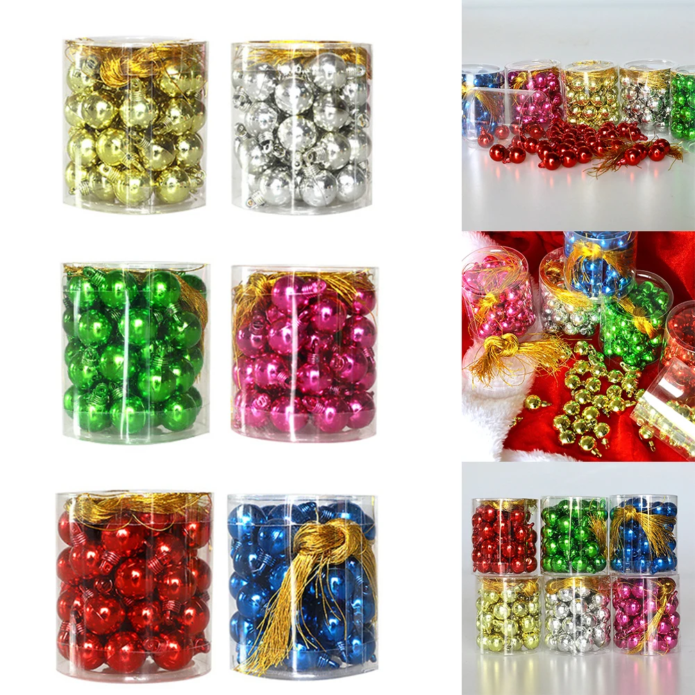 48 PCS Christmas Ball Decorations 2023 Christmas Tree Hanging Pendant Glass Ball Home Holiday Decor Supplies 1.5cm Plastic
48 PCS Christmas Ball Decorations 2023 Christmas Tree Hanging Pendant Glass Ball Home Holiday Decor Supplies 1.5cm Plastic