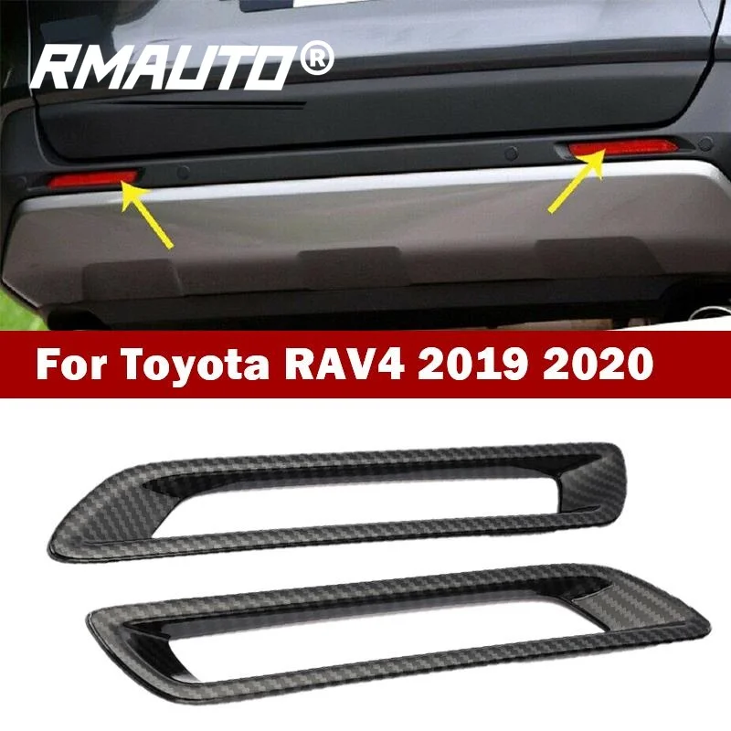Carbon Fiber Car Rear Bumper Tail Fog Light Lamp Cover Trim Car Light Cover For Toyota RAV4 2019 2020 Car Styling Accessories
Carbon Fiber Car Rear Bumper Tail Fog Light Lamp Cover Trim Car Light Cover For Toyota RAV4 2019 2020 Car Styling Accessories