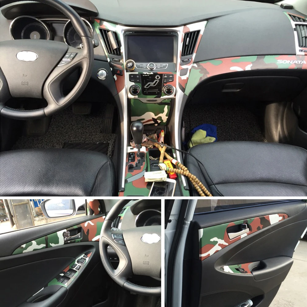 

Стайлинг автомобиля 3D/5D углеродное волокно Автомобильный интерьер центральная консоль изменение цвета литьевая Наклейка Наклейки для Hyundai sonata 8 2011-2014