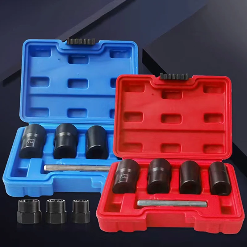 Suitable for 17-22MM Broken Bolts, Nut Broken Wire Extractor Sleeve Head to Take Hex Screw Tool Sleeve Set of 5 Accessories
Suitable for 17-22MM Broken Bolts, Nut Broken Wire Extractor Sleeve Head to Take Hex Screw Tool Sleeve Set of 5 Accessories