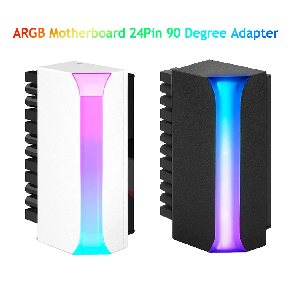 ARGB ATX 24 Pin to 90 Degree RGB Power Plug Adapter Mainboard Motherboard Power Supply Cable Connectors Modular DIY Mounting
ARGB ATX 24 Pin to 90 Degree RGB Power Plug Adapter Mainboard Motherboard Power Supply Cable Connectors Modular DIY Mounting