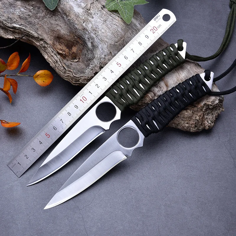 Outdoor EDC Portable Stainless Steel Cutting Tools with Nylon cover Straight Knife for Camping Self defense Tools Creative Gifts
Outdoor EDC Portable Stainless Steel Cutting Tools with Nylon cover Straight Knife for Camping Self defense Tools Creative Gifts