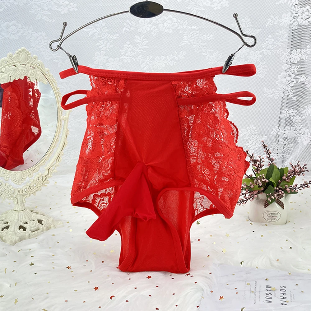 Hot Men's Sexy Lace Briefs Shorts See-Through Sissy Panties Breathable Underwear Bikini Lingerie Underpants Underclothes
Hot Men's Sexy Lace Briefs Shorts See-Through Sissy Panties Breathable Underwear Bikini Lingerie Underpants Underclothes