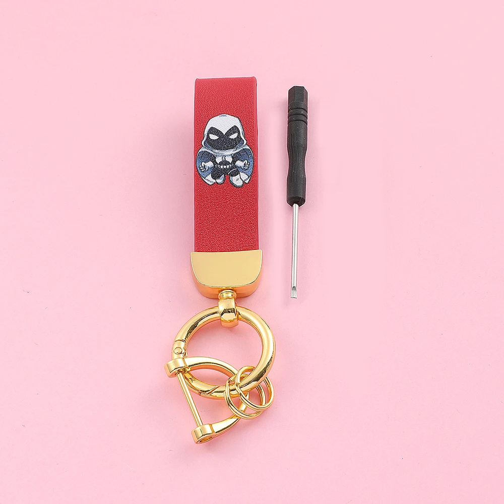 Marvel Superhero Scarlet Witch Moon Knight PU Leather Keychain Casual Unisex Key Strap Waist Wallet Strap Lanyard Keyrings
Marvel Superhero Scarlet Witch Moon Knight PU Leather Keychain Casual Unisex Key Strap Waist Wallet Strap Lanyard Keyrings