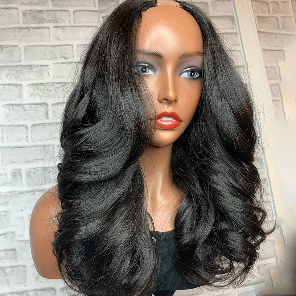 Soft Long Natural Black 24 inch Body Wave U Part Wig European Remy Human Hair Wigs Jewish Glueless Wig For African Black Women
Soft Long Natural Black 24 inch Body Wave U Part Wig European Remy Human Hair Wigs Jewish Glueless Wig For African Black Women