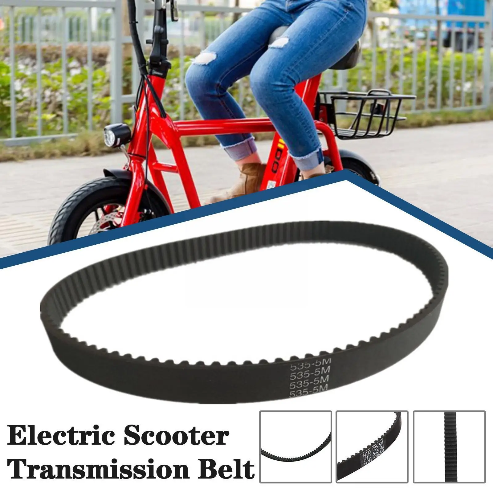 Electric Scooter Transmission Belt Timing Belt HTD550-5M-15 Transmission Drive Black Scooter Parts Rubber Accessorie Stripe L9J5
Electric Scooter Transmission Belt Timing Belt HTD550-5M-15 Transmission Drive Black Scooter Parts Rubber Accessorie Stripe L9J5