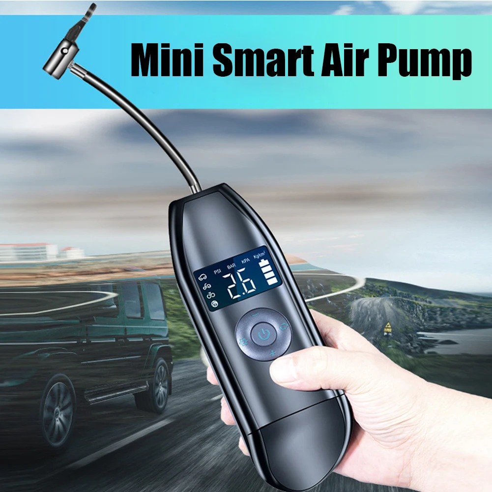 Mini Car Air Compressor Electric Wireless Tire Inflator Air Pump Rechargeable Digital Display Auto for Car Motorcycle Balls
Mini Car Air Compressor Electric Wireless Tire Inflator Air Pump Rechargeable Digital Display Auto for Car Motorcycle Balls
