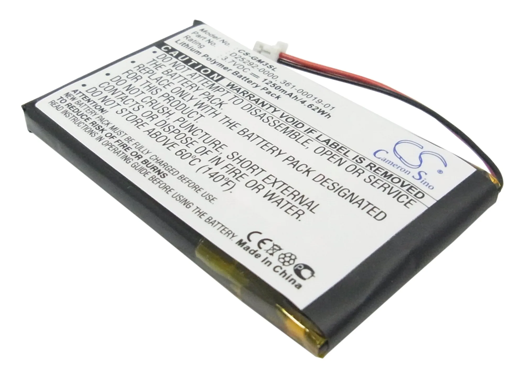 Аккумулятор CameronSino для Garmin iQue M3 iQue M4 1250mAh 361-00019-01 D25292-0000
Аккумулятор CameronSino для Garmin iQue M3 iQue M4 1250mAh 361-00019-01 D25292-0000