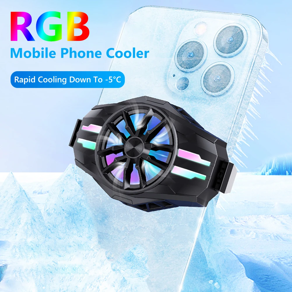 Полупроводниковый охлаждающий вентилятор S1/S2 RGB, портативный радиатор для сотового телефона, игровая система охлаждения, подставка-держате...
Полупроводниковый охлаждающий вентилятор S1/S2 RGB, портативный радиатор для сотового телефона, игровая система охлаждения, подставка-держате...