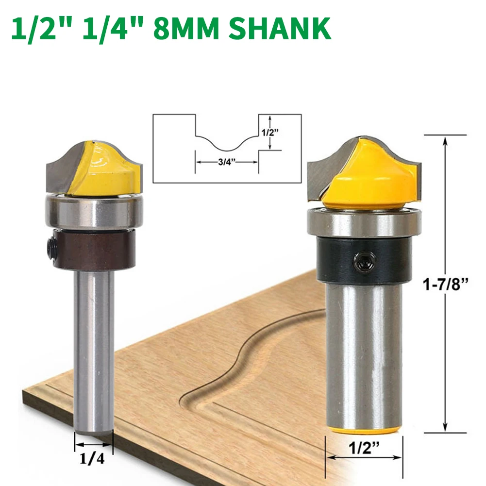 1PC 1/2" 12.7MM 1/4" 6.35MM 8MM Shank Milling Cutter Wood Carving Faux Panel Ogee Router Bit Woodworking Tenon Cutter Carbide
1PC 1/2" 12.7MM 1/4" 6.35MM 8MM Shank Milling Cutter Wood Carving Faux Panel Ogee Router Bit Woodworking Tenon Cutter Carbide