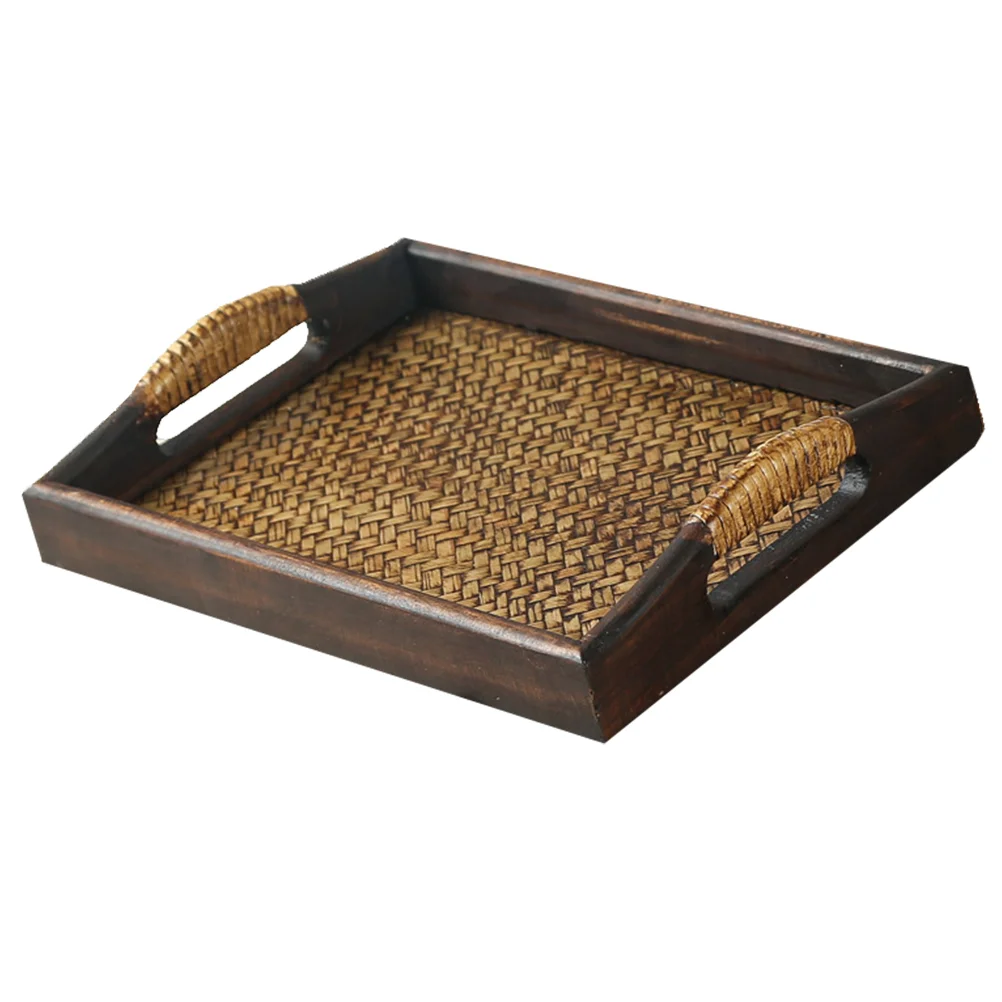Bread Thai Rattan Tray Fruit Platter Woven Serving Wooden Breakfast Storage Plate
Bread Thai Rattan Tray Fruit Platter Woven Serving Wooden Breakfast Storage Plate