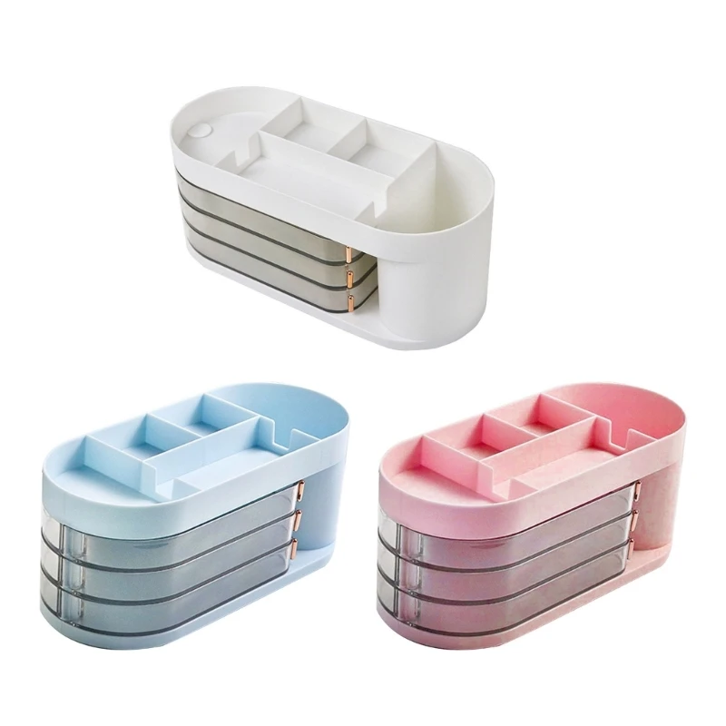 HXBE Rotatable Desktop Pens Holder Multifunction Make-up Holder Office Desktop Multi-layer Combination Stationery Storage Box
HXBE Rotatable Desktop Pens Holder Multifunction Make-up Holder Office Desktop Multi-layer Combination Stationery Storage Box