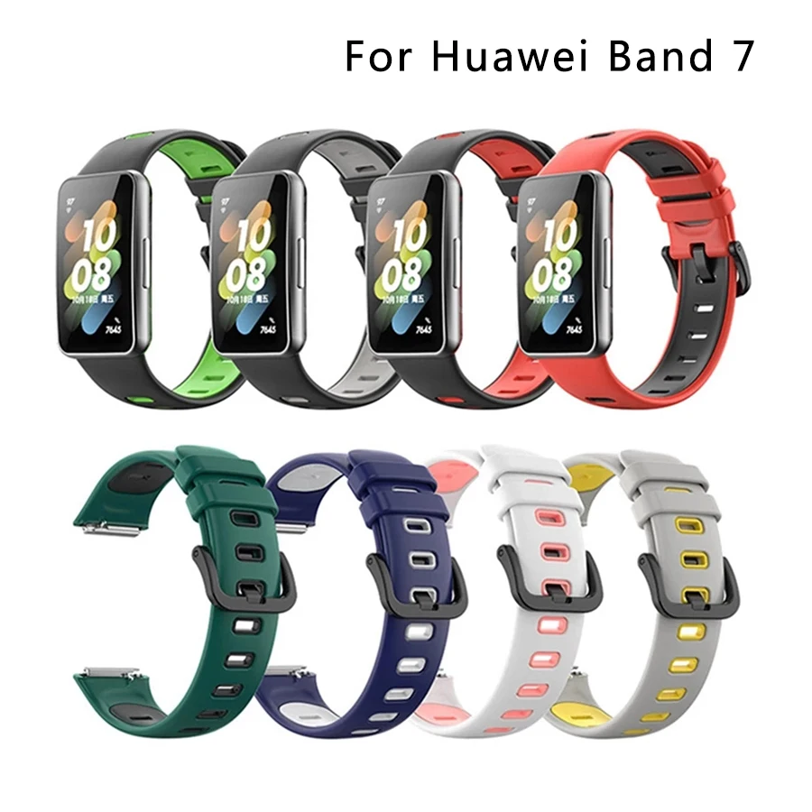 Ремешок силиконовый для Huawei Band 7, сменный спортивный браслет для часов honor band7
Ремешок силиконовый для Huawei Band 7, сменный спортивный браслет для часов honor band7