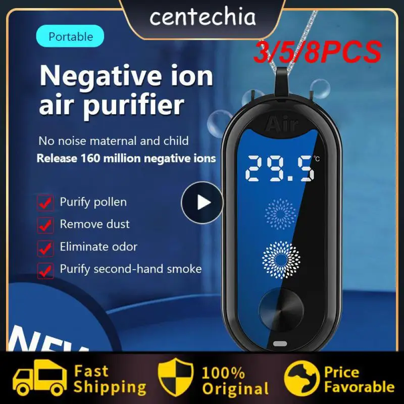 3/5/8PCS Wearable Temperature Measurement Purifier Usb Air Purifiers Personal Air Purification Aromatherapy Purifier
3/5/8PCS Wearable Temperature Measurement Purifier Usb Air Purifiers Personal Air Purification Aromatherapy Purifier