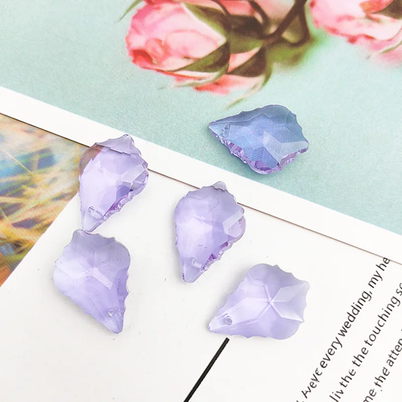 38mm/50mm/76mm Lilac Suncatcher Crystal Faceted Maple Leaf Chandelier Pendant Prism Hanging Ornament Fengshui Lamp Parts
38mm/50mm/76mm Lilac Suncatcher Crystal Faceted Maple Leaf Chandelier Pendant Prism Hanging Ornament Fengshui Lamp Parts