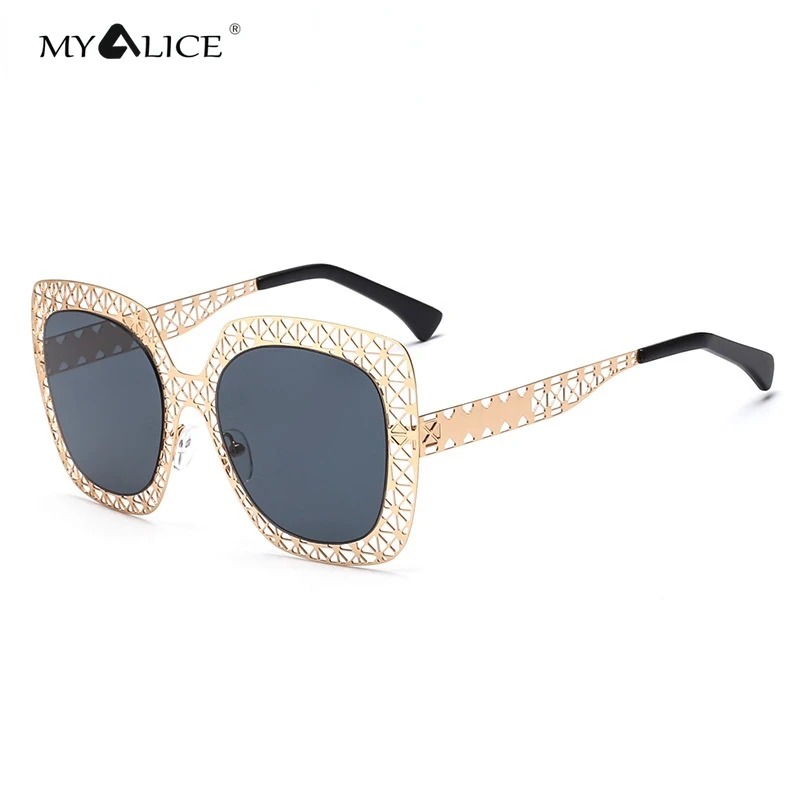 MYALICE cutout lace Glasses Frames Trend sunglasses Women Out of the ordinary Fashion wear Exquisite Popularity Gafas de sol
MYALICE cutout lace Glasses Frames Trend sunglasses Women Out of the ordinary Fashion wear Exquisite Popularity Gafas de sol
