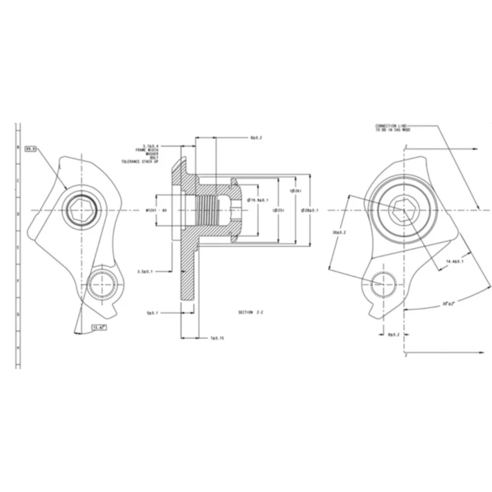 1pc Bike Rear Derailleur Hanger Mech Hanger For-SRAM Aluminum Alloy Bicycle CNC Gear For UDH Bike Accessories Rear Transmission
1pc Bike Rear Derailleur Hanger Mech Hanger For-SRAM Aluminum Alloy Bicycle CNC Gear For UDH Bike Accessories Rear Transmission