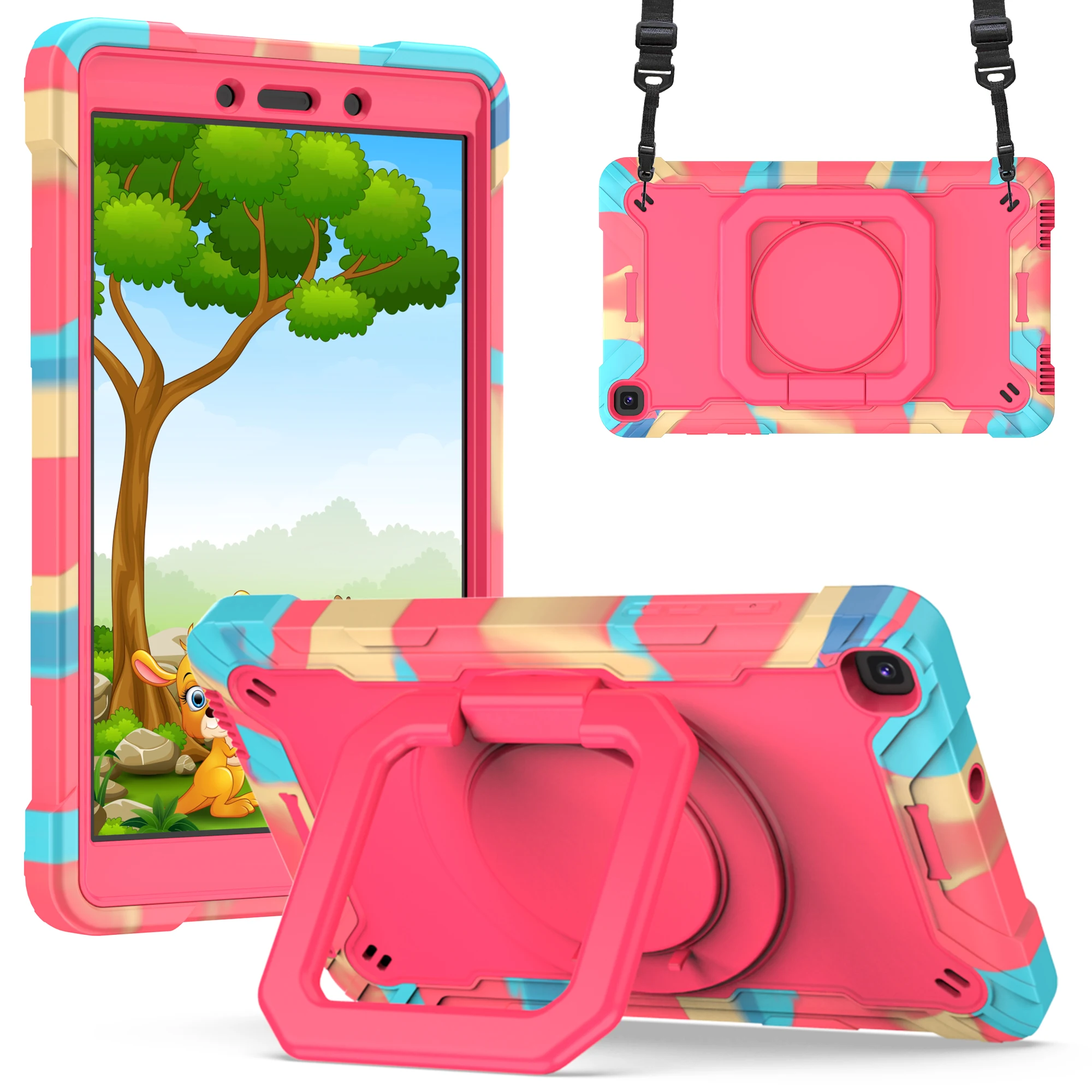 For Samsung Galaxy Tab A 8" 2019 T290/T295/T297 Cover Kids Safe Shockproof Tablet Case w/360 Rotating Hand-Held Tab A 8.0 " 2019
For Samsung Galaxy Tab A 8" 2019 T290/T295/T297 Cover Kids Safe Shockproof Tablet Case w/360 Rotating Hand-Held Tab A 8.0 " 2019