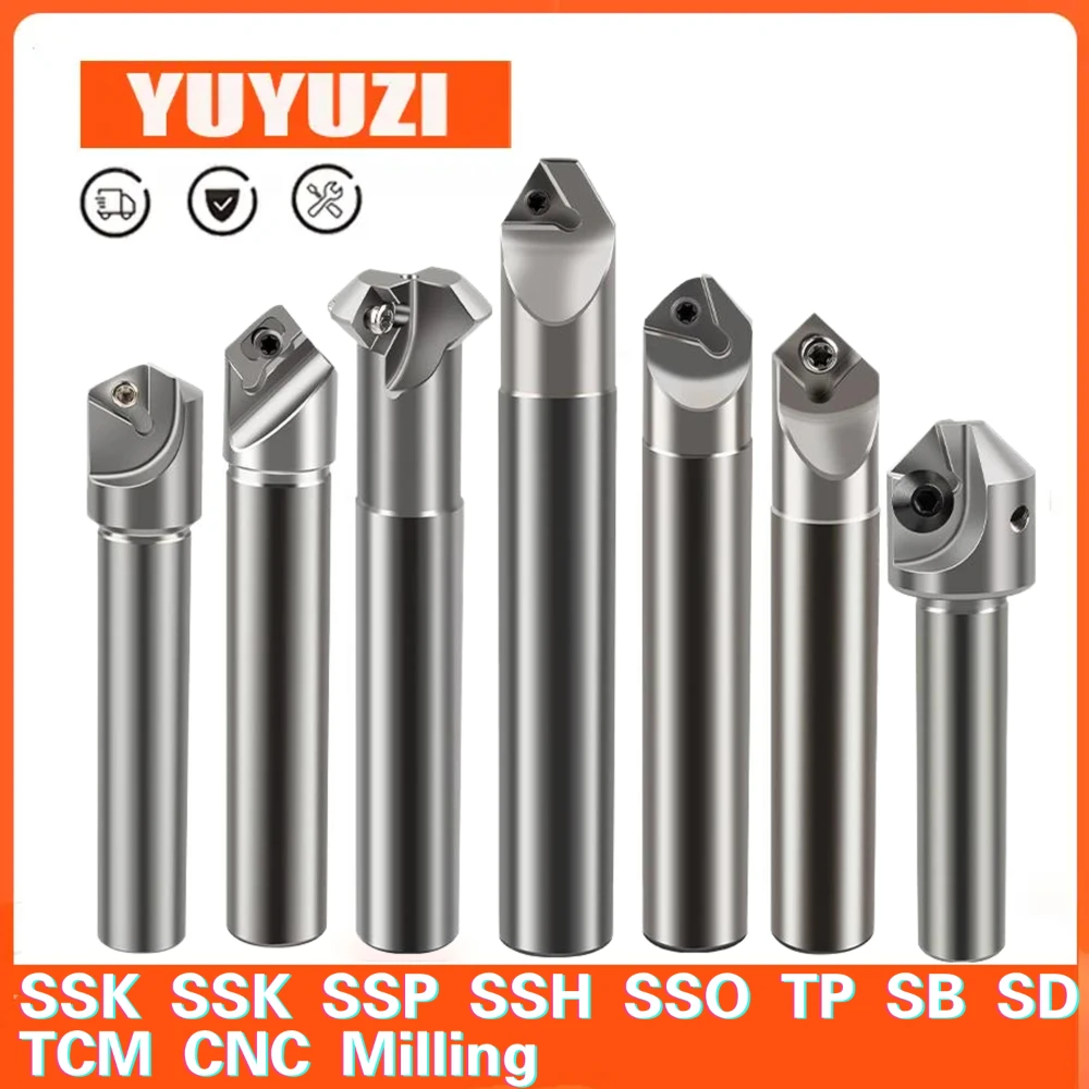 Carbide Inserts Holder Chamfer Tools SSK SSK SSP SSH SSO TP SB SD TCM CNC Milling Machine Lathe Chamfering Cutter
Carbide Inserts Holder Chamfer Tools SSK SSK SSP SSH SSO TP SB SD TCM CNC Milling Machine Lathe Chamfering Cutter