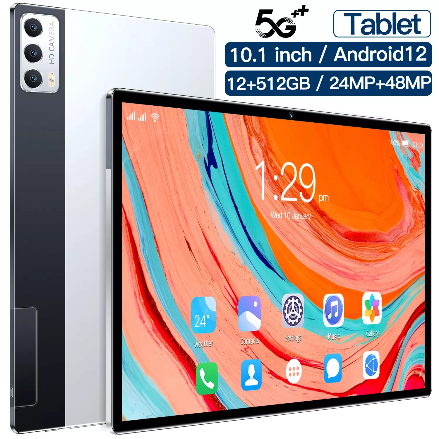 10,1-дюймовый планшет с восьмиядерным процессором Snapdragon 2022, ОЗУ 8 Гб, ПЗУ 10,1 ГБ, 4G LTE GPS, Android 12
10,1-дюймовый планшет с восьмиядерным процессором Snapdragon 2022, ОЗУ 8 Гб, ПЗУ 10,1 ГБ, 4G LTE GPS, Android 12