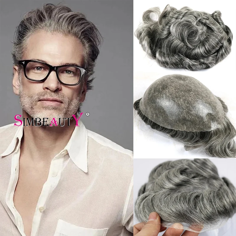 Men Toupee Real Human Hair Wigs Replacement Durable Thin Skin Base 8x10 Size Long Lasting Toupee European Remy Natural Hairline
Men Toupee Real Human Hair Wigs Replacement Durable Thin Skin Base 8x10 Size Long Lasting Toupee European Remy Natural Hairline