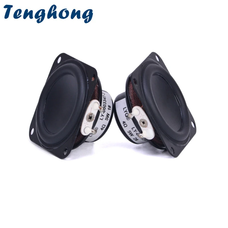 Tenghong 2pcs Full Frequency Speaker Unit 40MM 4 Ω 5W Square Rubber Edge Bluetooth Audio Speaker Inner Magnetic For Home Theater
Tenghong 2pcs Full Frequency Speaker Unit 40MM 4 Ω 5W Square Rubber Edge Bluetooth Audio Speaker Inner Magnetic For Home Theater