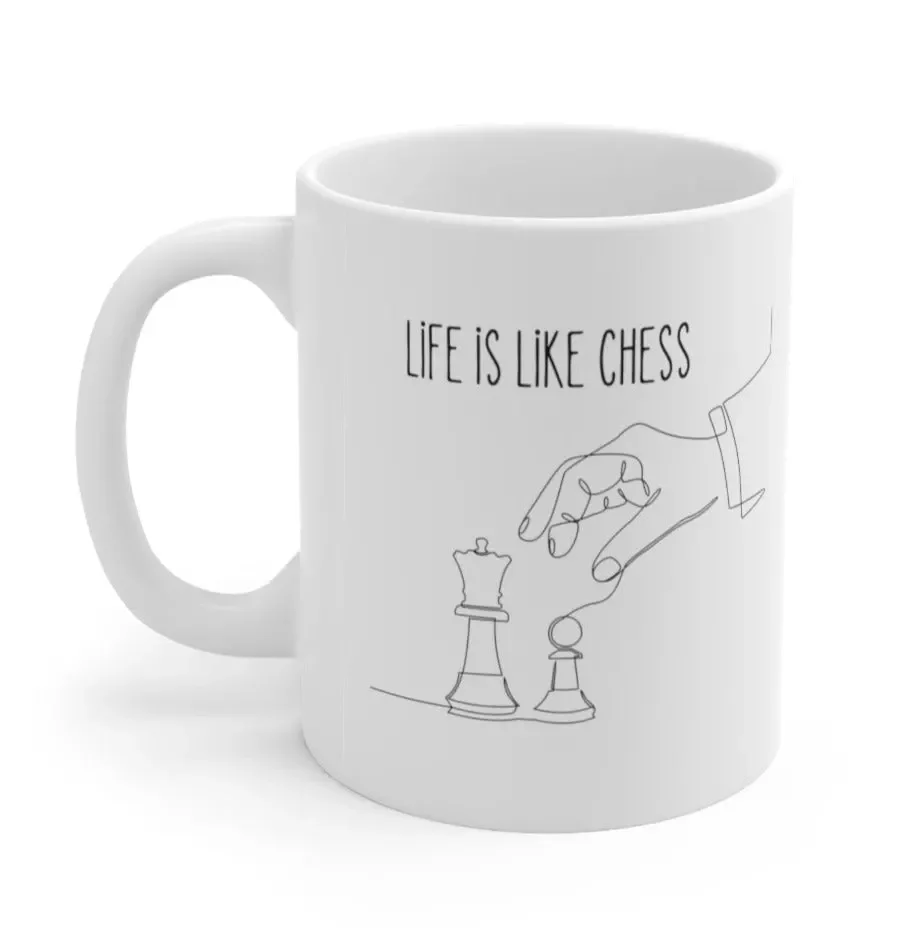 Life Is Like Chess for Chess Fanatics Ceramic Mug 11oz kitchen accessories water bottle
Life Is Like Chess for Chess Fanatics Ceramic Mug 11oz kitchen accessories water bottle