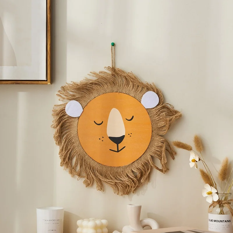 Bohemian Room Decoration Wooden Lion Wall Decor Creative Home Decor Accessories Macrame Animal Hanging Wall Pendants Craft Gifts
Bohemian Room Decoration Wooden Lion Wall Decor Creative Home Decor Accessories Macrame Animal Hanging Wall Pendants Craft Gifts