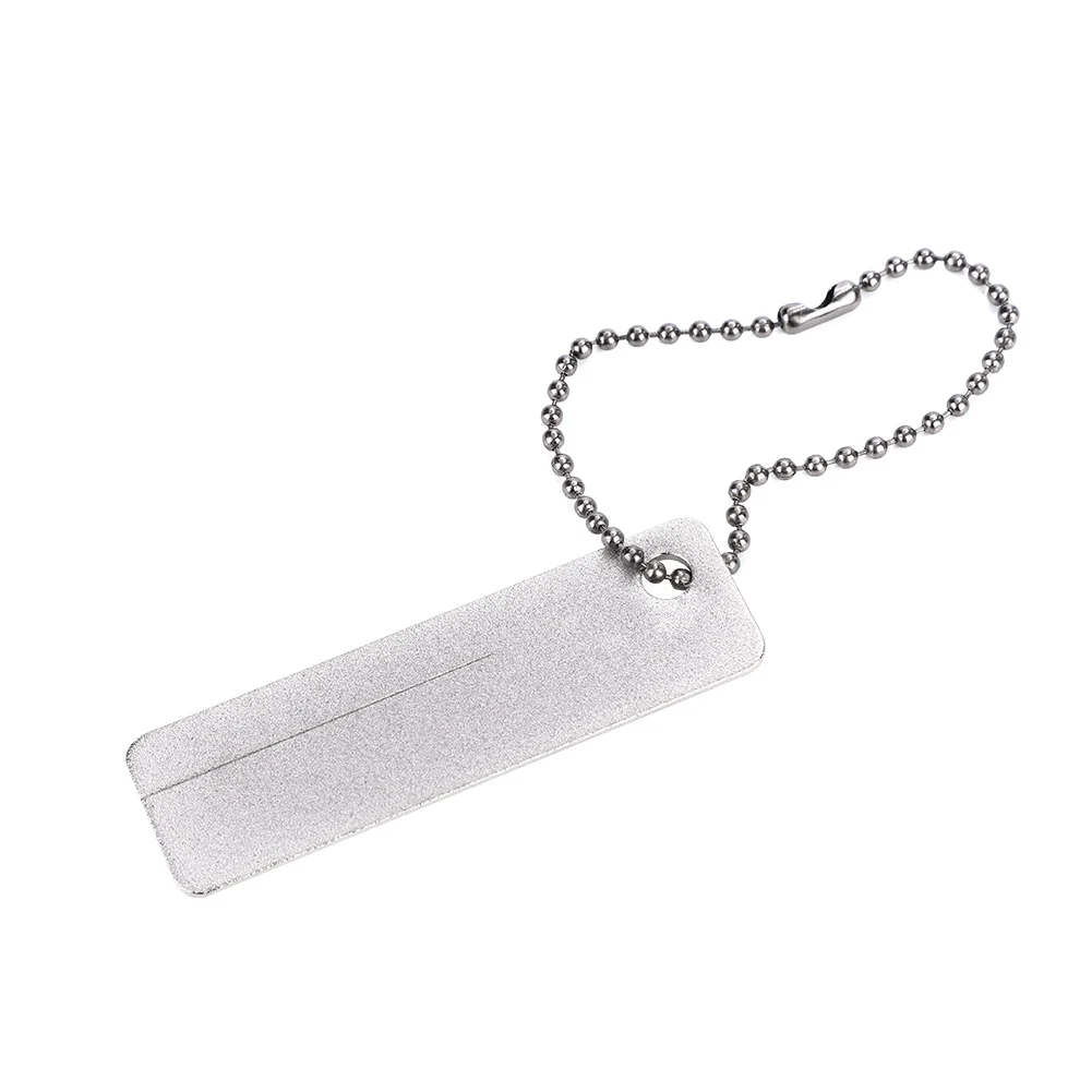 Outdoor Pocket Fish Hook Fishhook File Grinder Sharpener with Key Chain 
Outdoor Pocket Fish Hook Fishhook File Grinder Sharpener with Key Chain