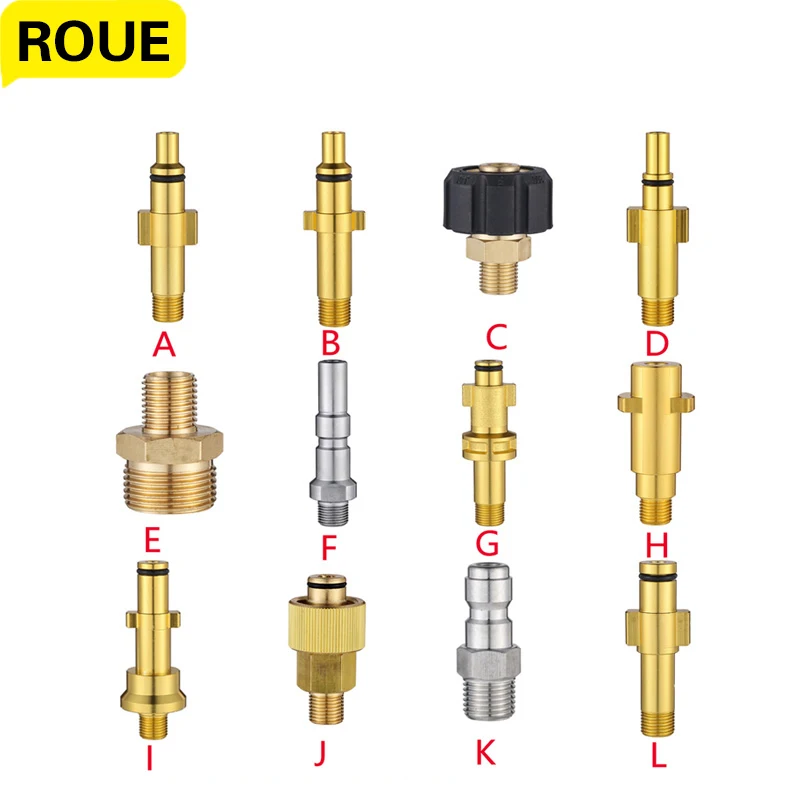 ROUE For Nilfisk Stihl Karcher Bosche Craftsman Kew Gerni AR M22 High Pressure Cleaner Adapter Spray Gun Sandblasting Gun Nozzl
ROUE For Nilfisk Stihl Karcher Bosche Craftsman Kew Gerni AR M22 High Pressure Cleaner Adapter Spray Gun Sandblasting Gun Nozzl