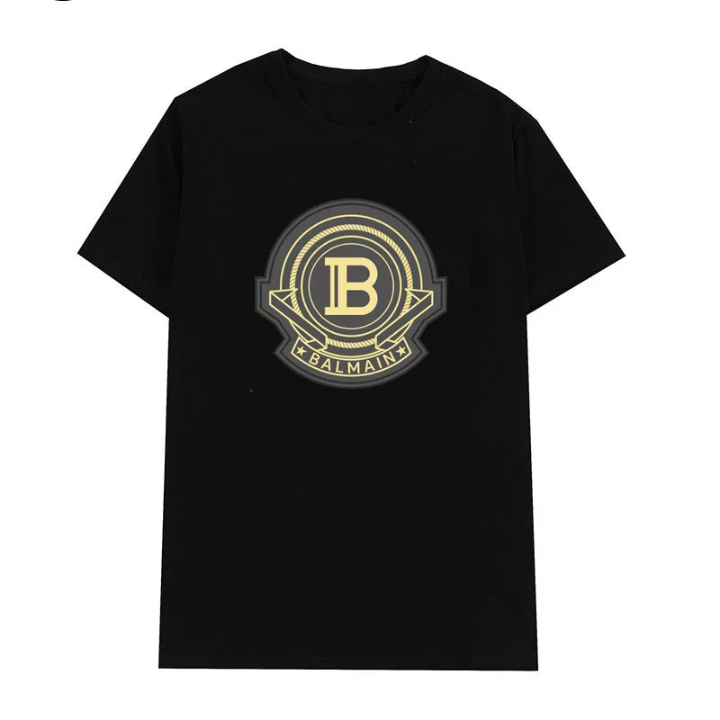 Balmain Men's and Women's Unisex Reflective Logo Printed Round Neck Short Sleeve All-match T-shirt
Balmain Men's and Women's Unisex Reflective Logo Printed Round Neck Short Sleeve All-match T-shirt