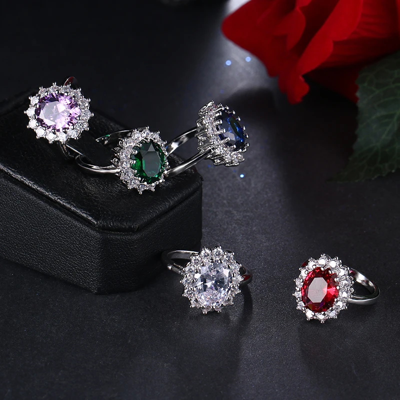 Green Disc Zirconia Ring Europe and The United States Luxury White Gold Color Bridal Wedding Jewelry Accessories Christmas Gifts
Green Disc Zirconia Ring Europe and The United States Luxury White Gold Color Bridal Wedding Jewelry Accessories Christmas Gifts