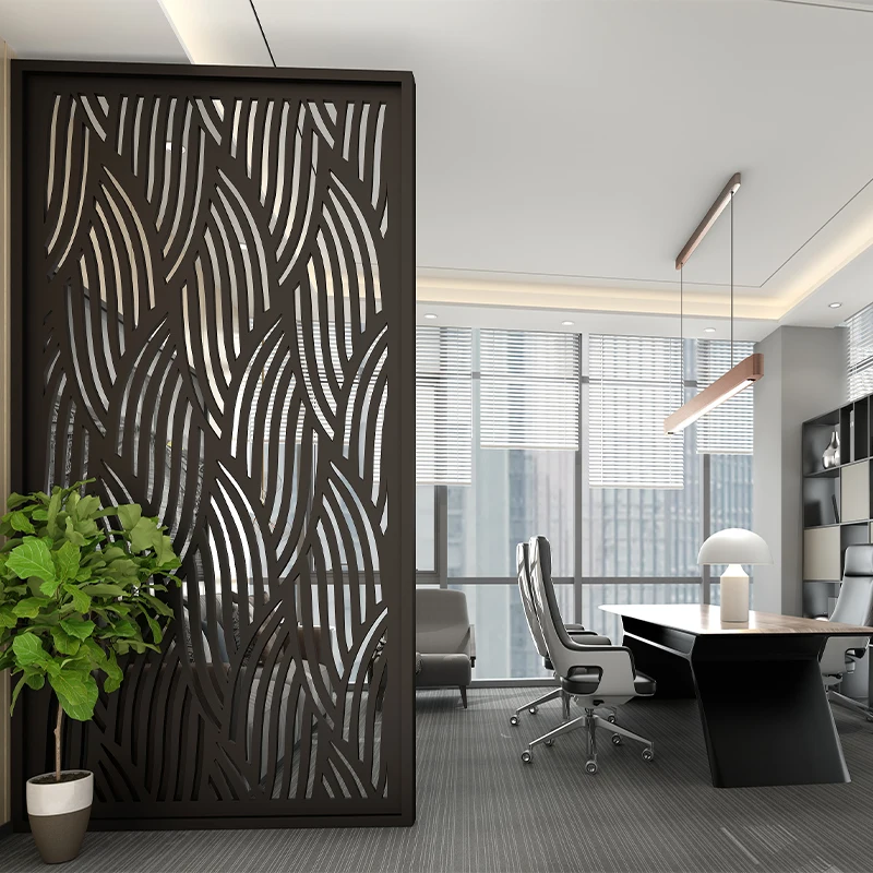 Iron screen partition creative grille hollow restaurant hotel living room porch decorative partition wall
Iron screen partition creative grille hollow restaurant hotel living room porch decorative partition wall