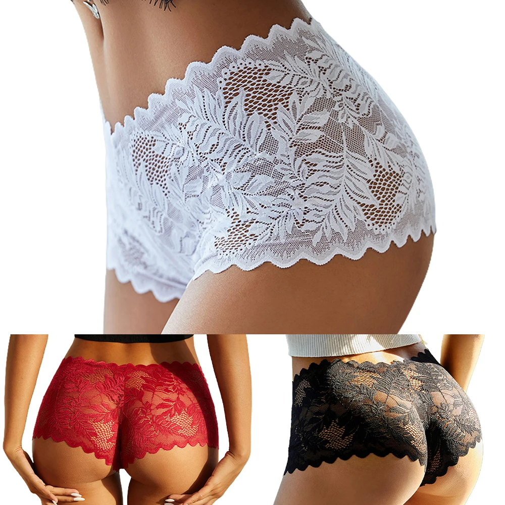 Women Sheer Lace Briefs See Through Knickers Transparent Low Waist Mini Shorts Sexy Ladies Panties Underpants Boxer Trunks
Women Sheer Lace Briefs See Through Knickers Transparent Low Waist Mini Shorts Sexy Ladies Panties Underpants Boxer Trunks
