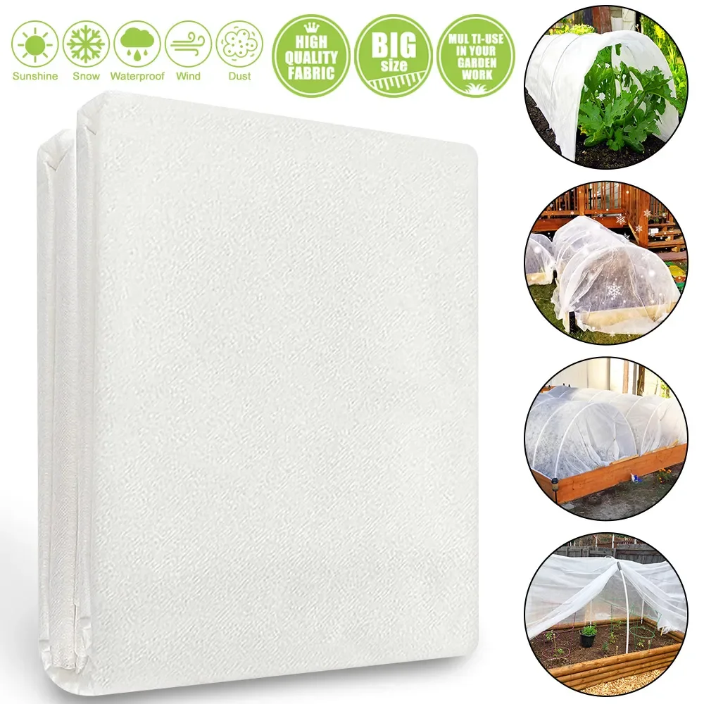 Non-woven Fabric Plant Cover Tent Freeze Protection Reusable Row Covers for Winter Frost Floating for Vegetables Plant Blanket
Non-woven Fabric Plant Cover Tent Freeze Protection Reusable Row Covers for Winter Frost Floating for Vegetables Plant Blanket