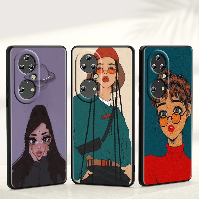 Sexy hot girl For Huawei P50 P40 P30 P20 Pro Plus 5G 2019 E P10 P9 Lite mini 2017 Soft Black Phone Coque Fundas
Sexy hot girl For Huawei P50 P40 P30 P20 Pro Plus 5G 2019 E P10 P9 Lite mini 2017 Soft Black Phone Coque Fundas